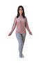 Love Dream Heart Patterned Cotton Women's Pajama Set (G.Kurusu) Brown m