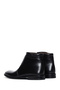 Men's Black Zippered Leather Classic Boots 25Wfd601618 - 6