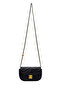 Women's Black Long Strap Quilted Mini Crossbody Bag 25Abd2430Kp - 7