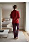 Women's Modal Fabric 100% Cotton Plaid Luxury Pajama Set - 3