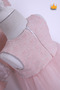 0-24 months baby girl fine coated holiday dress wedding dress evening dress hair band jacket dress 3-piece set 1070 - 4