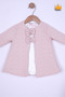0-24 months baby girl fine coated holiday dress wedding dress evening dress hair band jacket dress 3-piece set 1070 - 3