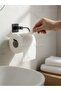 Bathroom and Wc Strong Adhesive Stainless Covered Wc Toilet Roll Holder Economical - 2