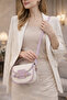 Trendy Model Women's Shoulder Bag with Straw Leather Handles - 4