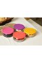 6-Piece Premium Breakfast Set 410 Cc |   Colorful Plastic Lid, Glass Storage Container, Airtight - 3
