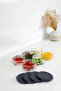 8-Piece Premium Breakfast Set 410 Cc |   Gray Plastic Lid, Glass Storage Container, Airtight Bowl - 2