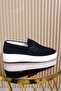 Genuine leather belted men's loafer shoe m-001 - 4