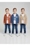 Hola Ki̇ds Cardigan Teddy Bear Printed Tshirt and Jeans Pants Baby Boy 9/12/18/24 Months Set - 4