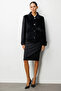 Coat with Epaulettes on the Sleeves and Flap Pockets - 2