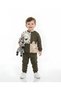 Hoppidic Baby Boy 2-Piece Zebra Patterned Tracksuit Set 9-18m
