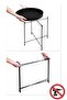 Foldable Practical Coffee Table - 38 cm Diameter - 6