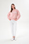 Women's Sweetish Printed Sweatshirt - Powder Pink