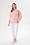 Women's Sweetish Printed Sweatshirt - Powder Pink - 3