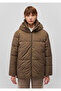 Brown Puffer Coat with Hood 1110075 -82046 - 4