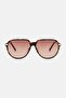 Men GU0006752H56 Aviator Sunglasses, Brown Havana