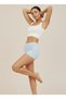 Moncorno Model Women's Boxer Fit Model with Gathering Effect and Corset Effect Boxer in Light Blue Color - 3