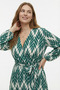 Wrapped Dress Waist Seat Summer Patterned 2XL - 6XL - 2
