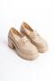 Women's Troy Skin Buckle Detailed 8 cm Heeled Platform Shoes - 4