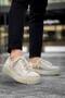 Kb-X502 Men's Daily Lace-Up Suede Sports Sneakers Shoes Sbt - Beige - 2