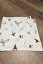 7-Pack 100% Cotton 2-Layer Checkered Muslin Baby Drool Bib Wipes 4 Wipes 3 Bibs - 6