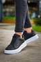 Kb007 Men's Casual Laceless Leather Sports Sneaker Shoes Cbt - Black - 4