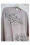 1st quality knitwear, shiny, three-quarter sleeve, relaxed fit, cotton sweater - 5