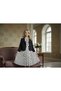 Girl's Pleated Dress and Jacket Two-Piece Set - 100% Cotton - Holiday Wear - 3
