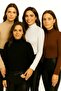 Women's 4-Piece Long Sleeve Body High Neck Badi 4 Pieces Half Turtleneck