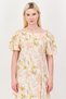 Women Floral Maxi Dress, Peach - 3