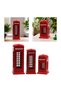 6cmx14.5cm Telephone Booth Piggy Bank Telephone Booth Figurine Statue Money Saving Box Sculpture for - 4