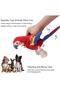 Red Indestructible Plush Parrot Dog Toy, Squeaky Stuffing Toy, Pet Supplies for Small and Big Dogs - 3