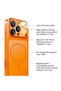 iPhone 15 Pro Compatible 17 Pro Look Ag Glass Camera Lens Magsafe Supported Phone Case - 6