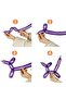 100PCS Mix Colour 50/100PCS Metallic Modeling Balloons for DIY Animal Shapes, Thickened Latex Magic - 3