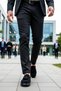 Men's Round Toe Laceless Tasseled Sneakers %100 Linen Functional Durable Stylish - 4