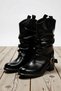 Women's Round Toe Buckle Detailed Suede Boots Functional Durable Quality Comfortable Stylish - 3