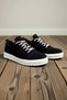 Men's Lace-Up Low Sole Sneakers Round Toe 100% Linen Functional Durable Stylish - 6