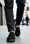 Men's Round Toe Laceless Tasseled Sneakers %100 Linen Functional Durable Stylish - 3