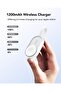 Portable Apple Watch Charger 1500mAh Magnetic Wireless Power Bank - White - 3