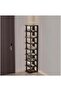 9-Tier Vertical Foldable Shoe Rack — Space-Saving Stackable Organizer Black - 4