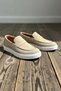 Men's Leather Laceless Sneakers Round Toe Flat Sole Functional Durable Quality - 6