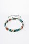 Certified Chrysocolla-Quartz-Achate-Apatite-Citrine-Anolite Gemini Zodiac Natural Stone Bracelet Odt178 - 6