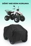Black Kanuni 150 S on Road Atv Atv Tarpaulin, 4 Season Protection, Waterproof Tarpaulin