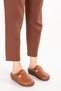 Women's Genuine Leather Special Slippers with Removable Soles for Doctors and Nurses, Sabo Home and Outdoor Slippers Yprk.280 Tan - 4