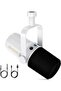 SL40 Dynamic Microphone for Podcasting, Gaming, Live Streaming & Recording, USB/XLR, White