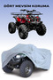 Gray Yuki Fx125 Atv Tarpaulin, Waterproof, Anti-Dirt and Mud Tarpaulin