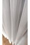 Ecru Linen Crinkled Tulle Curtain 1/3 Dense Pleats Wrinkle-Resistant No Ironing Required Suitable for Any Room - 2