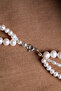Certified Pearl Natural Stone Necklace Odt146 - 5