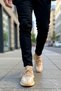 Men's Lace-Up Sneakers Round Toe Flat Sole Functional Durable Quality Comfortable - 3