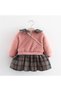 Baby Girls’ Sherpa Top & Skirt Winter Set with Bag | 12-18 Months | Pink | Fleece | Warm - 3