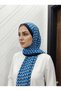 Levidor Navy Blue Three-Dimensional Pattern Angel Shawl - 4